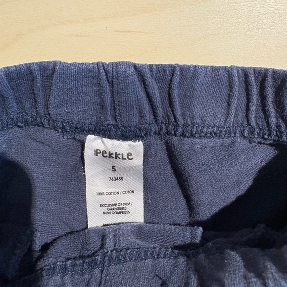 Pekkle Boys Short in blue, size 5T - Picture 2 of 3